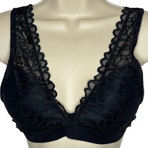 Jessica Simpson lace plunge bra-bralette Never Worn -lightly padded-Size Medium